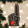 Old World Christmas Blown Glass Ornament for Christmas Tree, Cleveland Browns Foam Finger - image 2 of 4