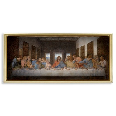 Stupell Industries Last Supper Religious Classical Painting, 25" x 11"