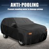 Unique Bargains SUV Car Cover for Chevrolet Tahoe 4 Door 2007-2020 Outdoor Waterproof Sun Rain Dust Wind Snow Protection - 4 of 4