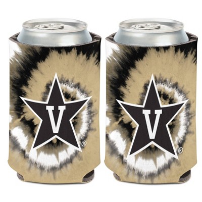 NCAA Vanderbilt Commodores Tie-Dye Can Cooler