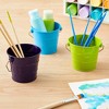 Juvale 6 Pack Mini Buckets with Handles for Kids, Small Metal Buckets for Classroom, Party Favors (6 Colors, 3.25 x 2.75 in) - 3 of 4