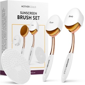 Mothercould Sunscreen Brush Set - Easy to Use Sunblock Applicator for Kids, Babies, Families, Adults, Parents, Child-Safe (2 Pack) - 1 of 4