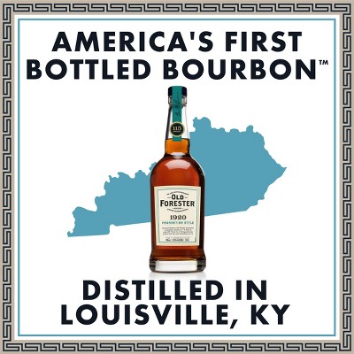 Old Forester 1920 Prohibition Style Bourbon Whiskey - 750ml Bottle