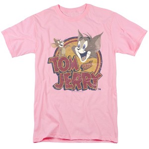 Men's Tom And Jerry Water Damaged T-Shirt - 1 of 4