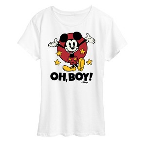 Women's - Disney - Mickey Mouse Short Sleeve Graphic T-Shirt - 1 of 4