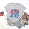 Simply Sage Market Women's 4th of July Lightning Bolt Short Sleeve Graphic Tee - 3 of 3