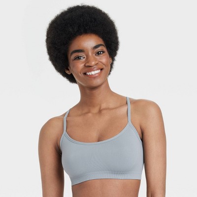 Women's Seamless Bralette - Colsie™ Gray L