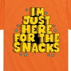 Boys' - Instant Message - I'm Just Here For The Snacks Short Sleeve Graphic T-Shirt - 2 of 4