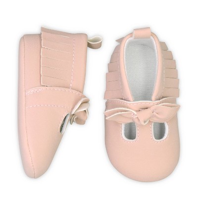 Carter's Just One You®️ Baby Girls' Moccasin Slippers - Blush 3-6M