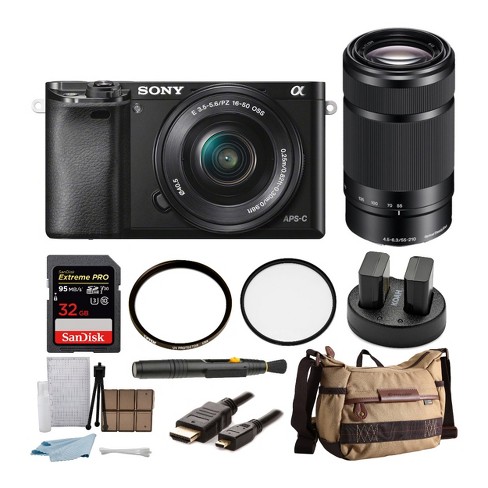 Sony Alpha A6000 Mirrorless Digital Camera With 16-50mm And 55