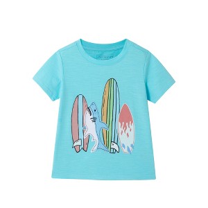 Andy & Evan  Toddler  Surf Shark Graphic Tee - 1 of 3