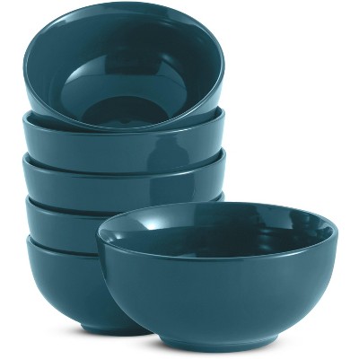 Kook Ceramic Cereal Bowls, 24 oz, Set of 6
