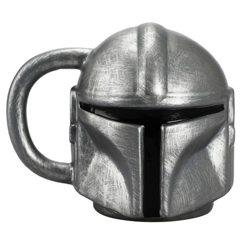 Silver Buffalo Star Wars Lightsaber Sculpted Handle Ceramic Mug, 20 Ounces