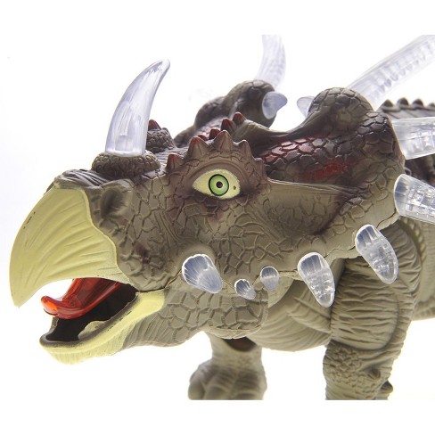 Ready! Set! Play! Link Walking Triceratops Dinosaur Toy With Lights And ...