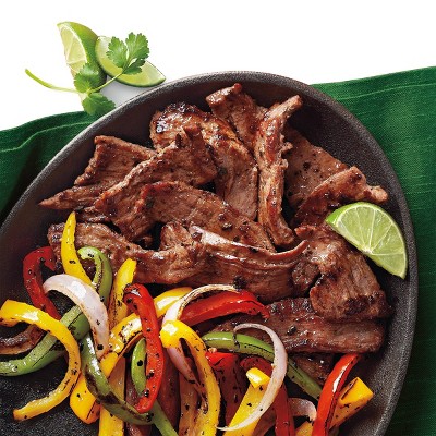 Fresh Cilantro Lime Beef Flank Steak Strips - 0.95-1.75 lbs - price per lb - Good & Gather™