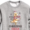 Boys' - Winnie the Pooh - Full of Christmas Cheer Graphic Long Sleeve Fleece Sweatshirt - 2 of 4