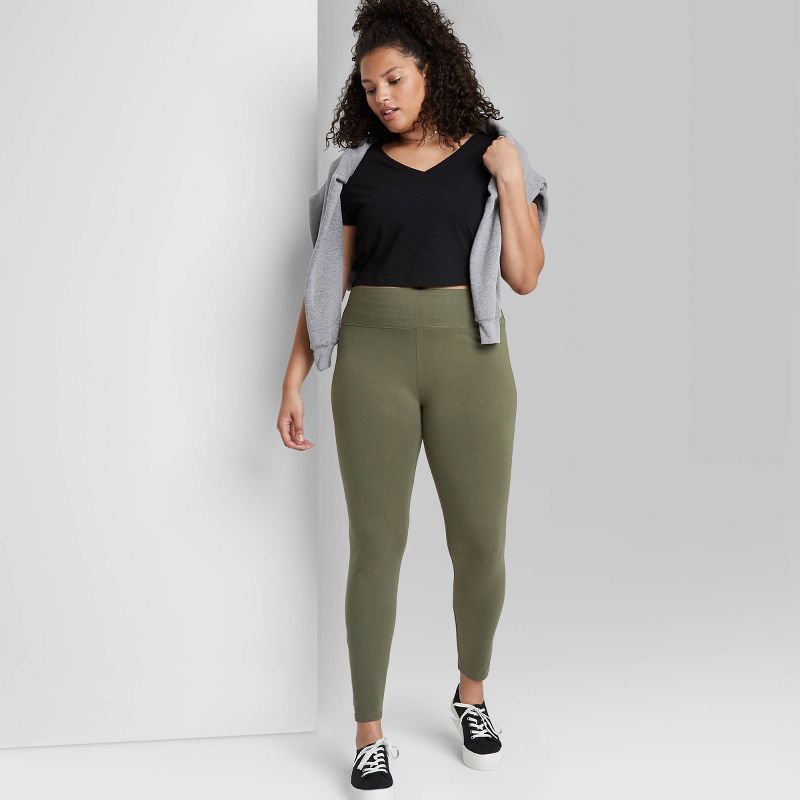 Women's High-Waisted Classic Leggings - Wild Fable™, 1 of 11