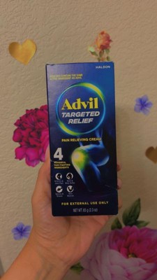 Advil Targeted Relief Pain Relieving Cream with Massage Applicator - 2 ...