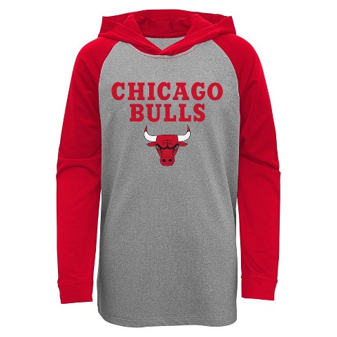 Nba Chicago Bulls Women's Ombre Arch Print Burnout Crew Neck Fleece  Sweatshirt - L : Target