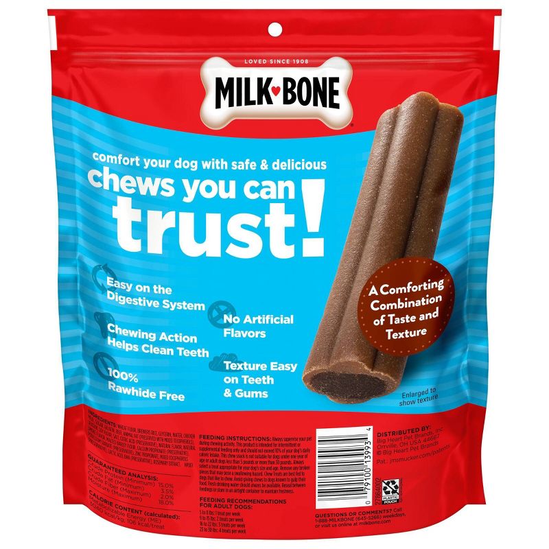 Milk-Bone Comfort Chews Beef Flavor Mini Dog Treat - 22.2oz/18ct, 3 of 6