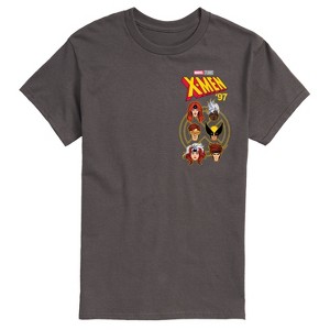 Men's - Marvel - X-Men Character Head Short Sleeve Graphic T-Shirt - 1 of 4