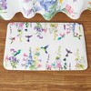 Collections Etc Blossoming Hummingbird Garden Skid-Resistant Foam Bath Mat - 2 of 2