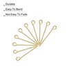Unique Bargains DIY Craft Necklaces Bracelets Earrings Jewelry Making Iron 21 Gauge Eye Pins 200 Pcs - 4 of 4