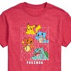 Men's - Pokémon - Stacked Logo Pikachu And Friends Short Sleeve Graphic T-Shirt - 2 of 4