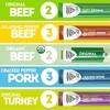 Mission Meats Variety Pack – Certified Organic Beef, Grass Fed, Free Range Turkey, Cracked Pepper Pork – Sugar Free, Whole 30, Family Friendly (12ct) - 2 of 4