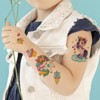Wrapables Waterproof Glitter Temporary Tattoos, Birthday Party Favors and Supplies, Goodie Bag Fillers, 12 Sheets Unicorns - 3 of 4