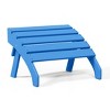 WestinTrends Dylan Outdoor Patio HDPE Adirondack Ottoman Footrest - 4 of 4