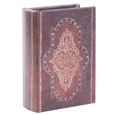 Vintiquewise Decorative Vintage Book Style Trinket Storage Box