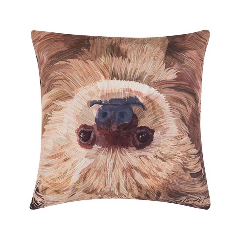 C&F Home 18" x 18" Sloth To Do Indoor/Outdoor Decorative Throw Pillow - image 1 of 4
