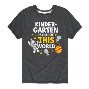 Boys' - Dr. Seuss - Kindergarten Out Of This World Short Sleeve Graphic T-Shirt - 1 of 4
