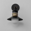 Maxim Lighting Admiralty 1 - Light Wall Light in  Black/Antique Brass - 3 of 3