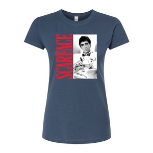 Women's - Scarface - Tony In Tuxedo Fitted Graphic T-Shirt - 1 of 2