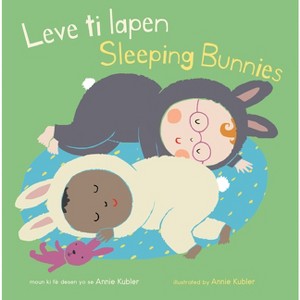 Leve Ti Lapen/Sleeping Bunnies - (Baby Rhyme Time (Haitian Creole/English)) (Board Book) - 1 of 1
