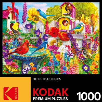 Kodak Bird Bath Garden by Lars Stewart Jigsaw Puzzle - 1000pc