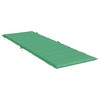 vidaXL Sun Lounger Cushion Green Oxford fabric 73.2 x 22.8 in - 4 of 4
