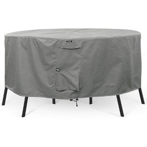 KHOMO GEAR 60-Inch Heavy Duty Round Table & Chair Set Cover – Waterproof Outdoor Furniture Cover for Patio Dining Sets, Garden Tables & Chair - 1 of 1