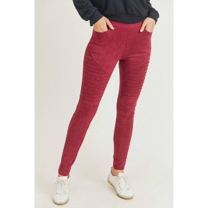 Women's Going For A Ride Suede Leggings - LTX Sportswear - 1 of 4