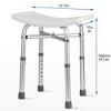 Whizmax Shower Bench Shower Chair for Bathroom Bathtub with Adjustable Height Legs Bear 350 lb Capacity Slip Resistant - image 2 of 4