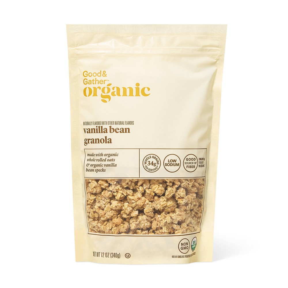 Organic Vanilla Bean Granola - 12oz - Good & Gather™