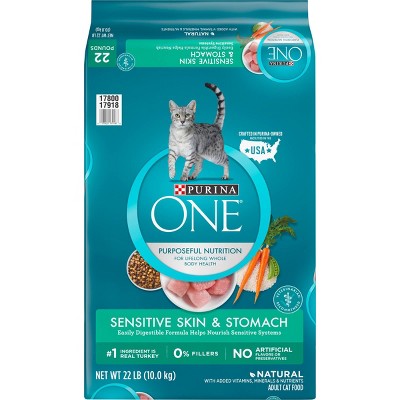 Purina ONE Sensitive Skin and Stomach Wet Cat Food - 22lbs
