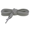 INSPIRE CHIC Reflective Dual Color Checkered Woven Flat Shoelaces 2 Pairs - 2 of 4
