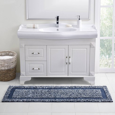 Bathroom Rugs Runner 24 x 60 Inch, Extra Long Bathroom Rug Non-Slip,  Machine