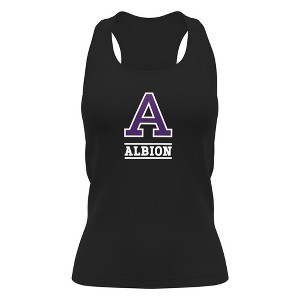 Women's Albion College Adult Sport Tank Top Primary Logo - 1 of 4