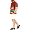 LA LEELA Men's Hawaiian Short Sleeve Button Down Shirt Mens Party Shirts Casual Vacation Summer Tropical Island Shirts for Men Funny - 4 of 4