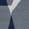 Hauteloom Robbins Modern Blue Wool Rug - 3 of 4
