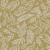 Skyline Furniture Fairland Storage Ottoman Golden Leaf Print: Linen Upholstered Bench with Padded Seat - 4 of 4